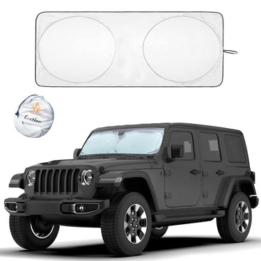 EcoNour Car Windshield Sunshade |UV Reflective Windshield Cover Sun Shade